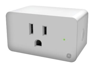 GE Lighting Indoor Smart Plug White: Wi-Fi Enabled Outlet Adapter Remote Control Timer Plug Google & Alexa Compatible