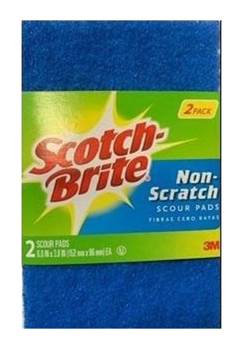 Scotch-Brite No Scratch Scour Pad 2/Pack