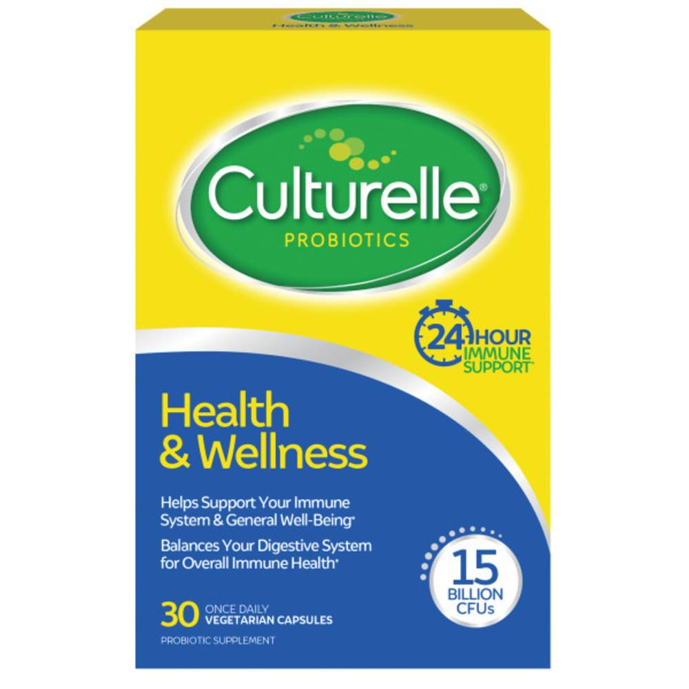 Culturelle Health & Wellness Daily Probiotic, Immune Support, Capsules 30 CT
