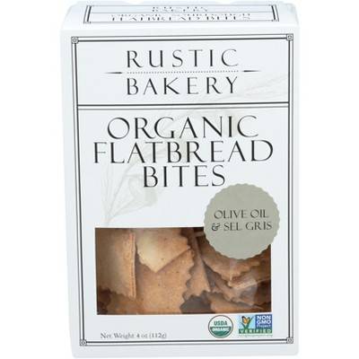 Rustic Bakery Flatbread Bites, Olive Oil-Sel Gris (4 oz)