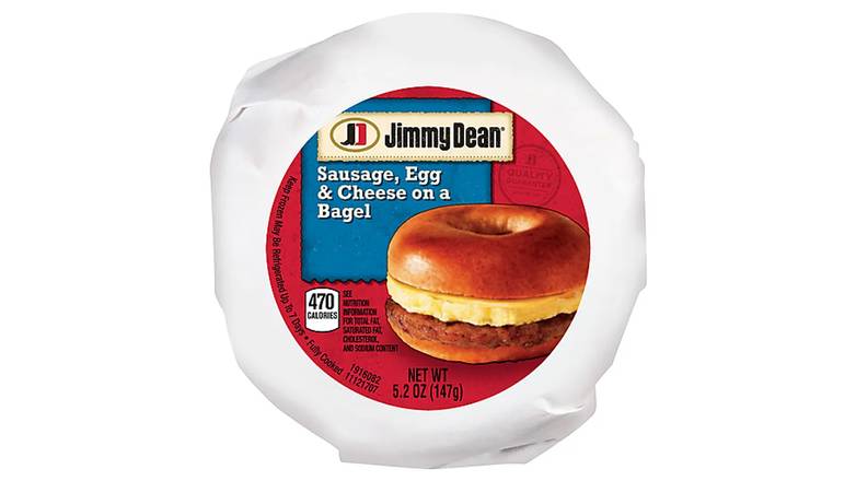 Jimmy Dean Sausage Egg & Cheese on a Bagel