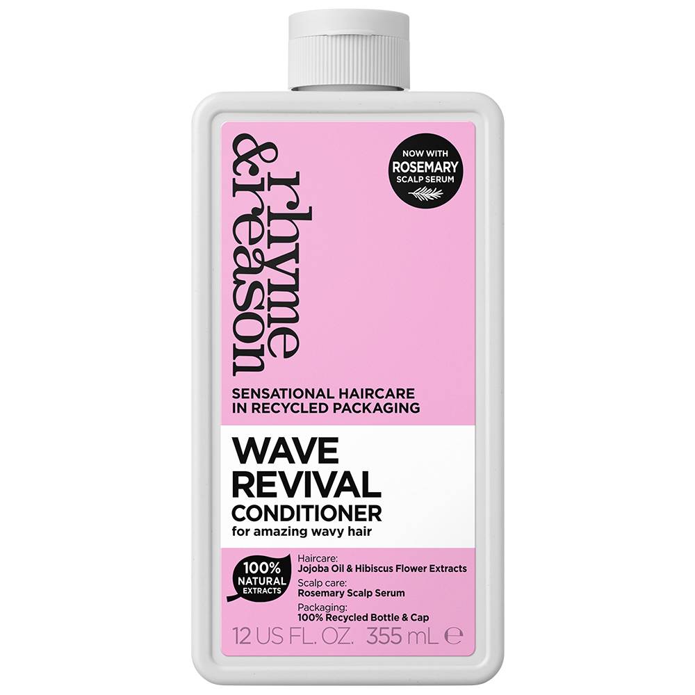 Rhyme & Reason Wave Revival Shampoo For Amazing Hair (jojoba oil-hibiscus flowers-rosemary)