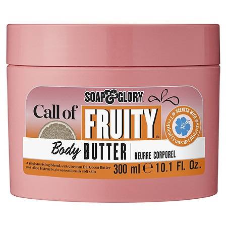 Soap & Glory Call Of Fruity Body Butter Skin Hydration Body Moisturizer (10.1 fl oz)