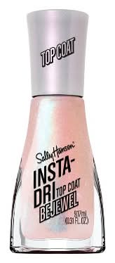 Sally Hansen Insta-Dri Top Coats Shimmery Nail Polish, Bejewel 130 (0.31 fl oz)