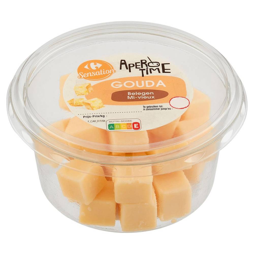 Carrefour Sensation Apero Time Gouda Mi-Vieux 130 g