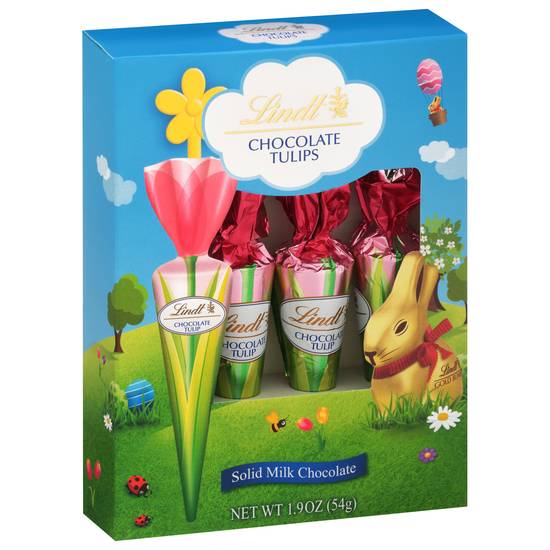 Lindt Chocolate Tulips Solid Milk Chocolate