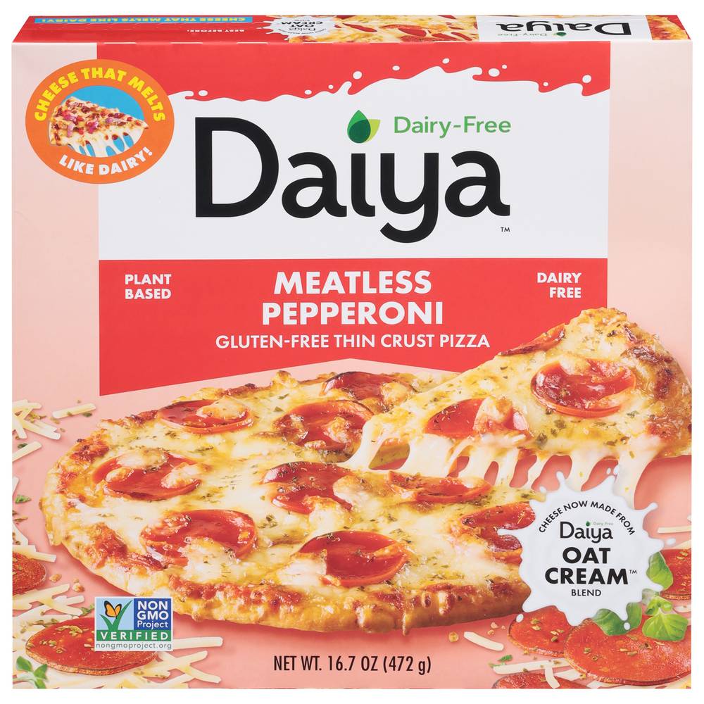 Daiya Thin Crust Meatless Pepperoni Style Pizza