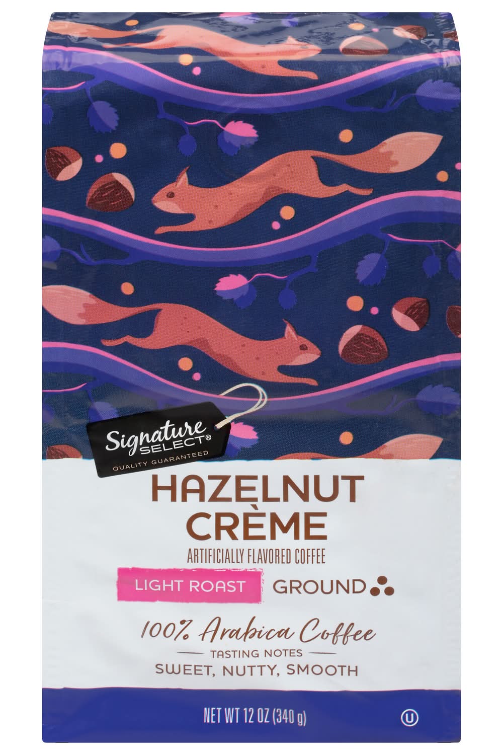 Signature Select Hazelnut Creme Light Roast Ground Coffee (12 oz)