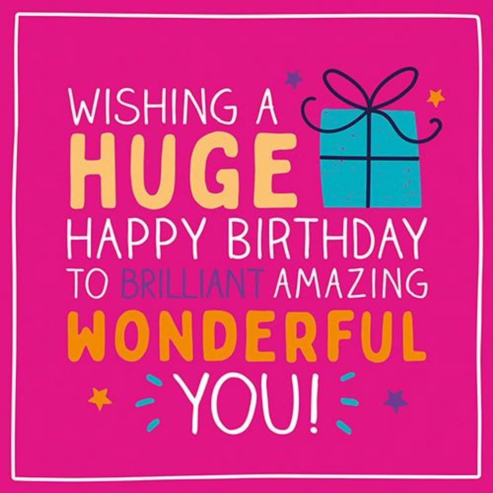 Happy Birthday (Brilliant You) Card