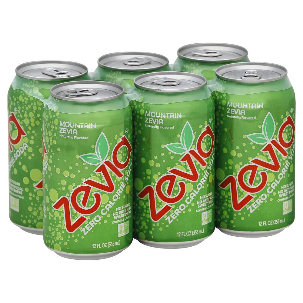 Zevia Zero Calorie Soda (6 x 12 fl oz)