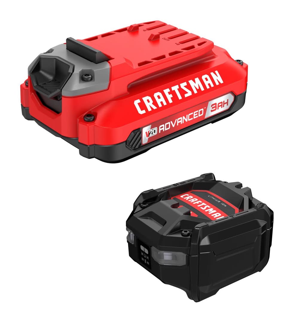 Craftsman V20 Advanced Cmcb2103-Ck 3 Ah Lithium-Ion Battery And Charger 2 Pc