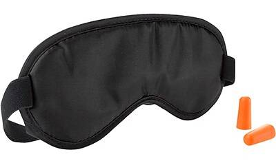 Travel Smart Sleep Mask, Black/Orange (TS132XR)