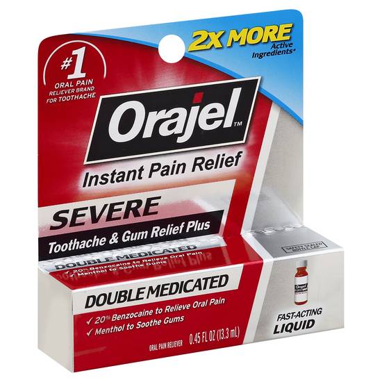 Orajel Severe Instant Pain Relief Liquid