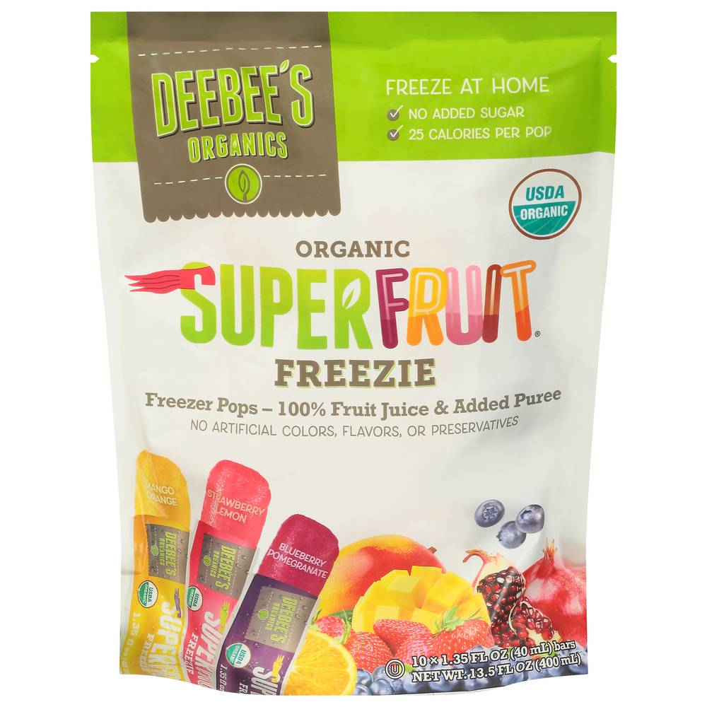 Deebee's Organics Superfruit Freezies Pop (13.5 fl oz)