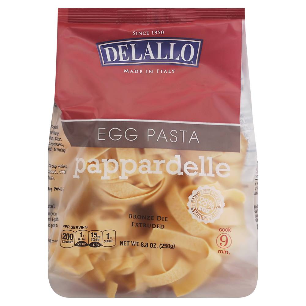 DeLallo Pappardelle Egg Pasta (8.8 oz)