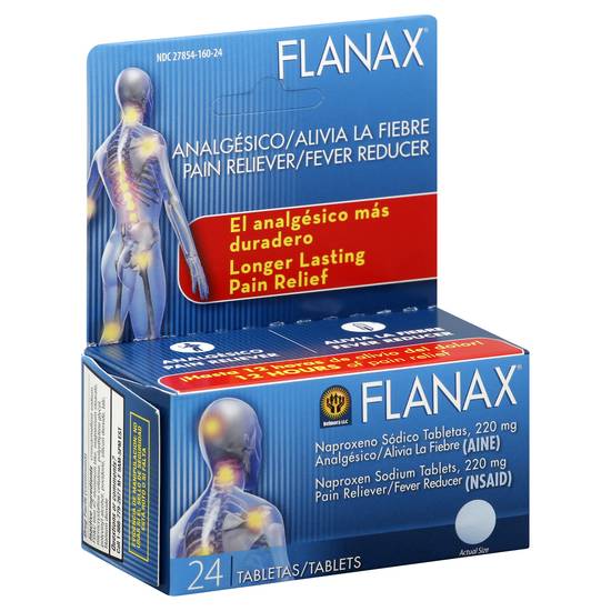Flanax Pain Reliever/ Fever Reducer Tablets (24 ct)