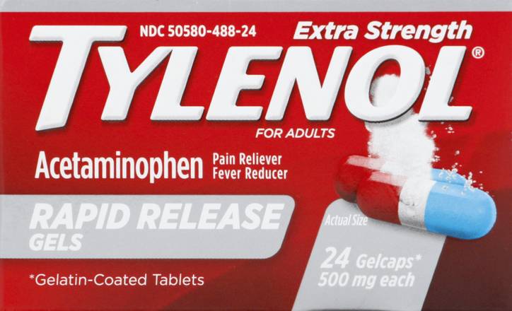 Tylenol Extra Strenght Acetaminophen 500 mg (24 ct)