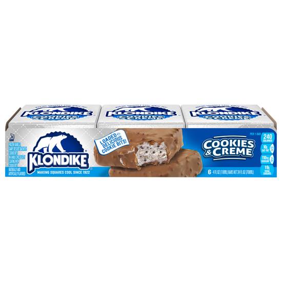Klondike Cookies and Creme Ice Cream Bar (6 ct)