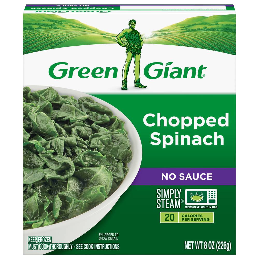 Green Giant Simply Steam Chopped Spinach (8 oz)