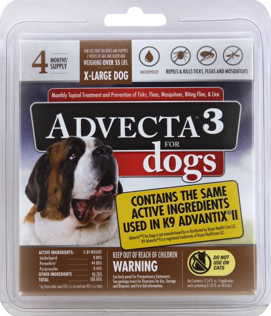 Advecta 3 clearance for dogs