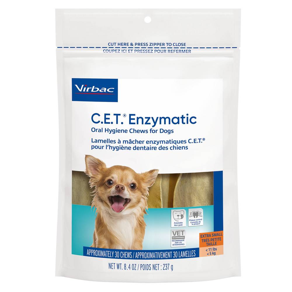 Virbac® C.E.T.® Enzymatic Oral Hygiene Care Dog Chews (Size: X Small)