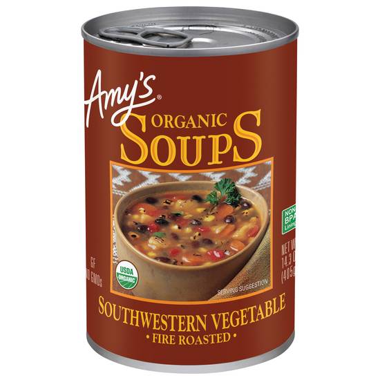 Amy's Organic Southwestern Fire Roasted Vegetable Soup