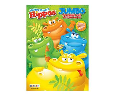 Hungry Hungry Hippos Jumbo Coloring & Activity Book