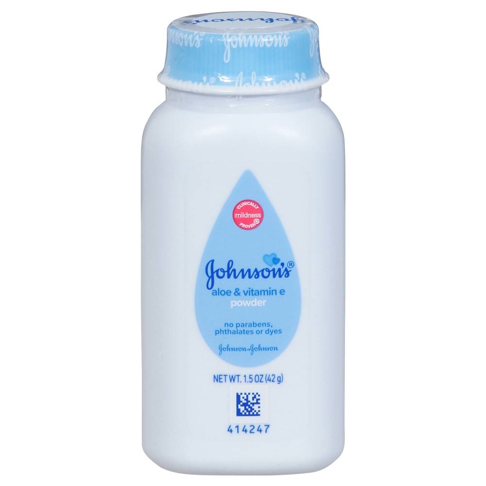 Johnson's Aloe & Vitamin E Powder (1.5 oz)