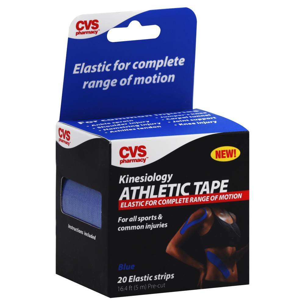 Cvs Pharmacy Kinesiology Athletic Tape (blue)