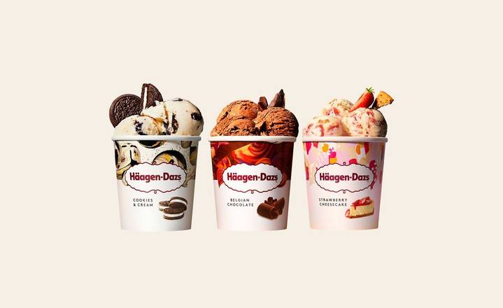 Tarrinas Häagen-Dazs 95 ml