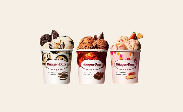 Tarrinas Häagen-Dazs