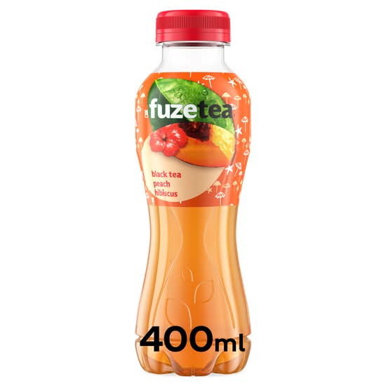 Fuze Tea black tea peach hibiscus 400ml