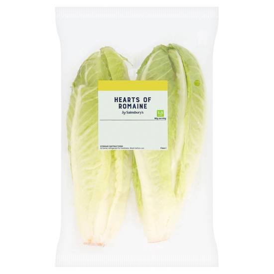 Sainsbury's Romaine Lettuce Hearts,  Twin Pack x2