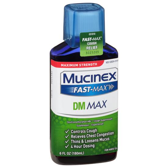 Mucinex Fast Dm Maximum Strength Cough Relief