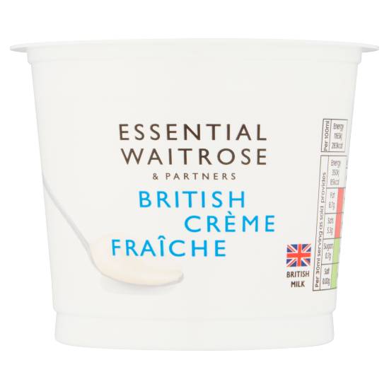 Waitrose Essential British Crème Fraîche