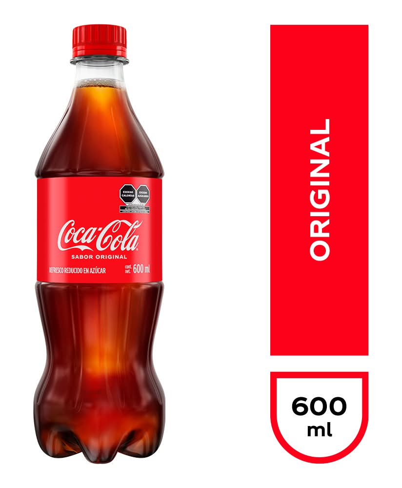 Coca-Cola · Refresco original reducido en azúcar (600 ml)