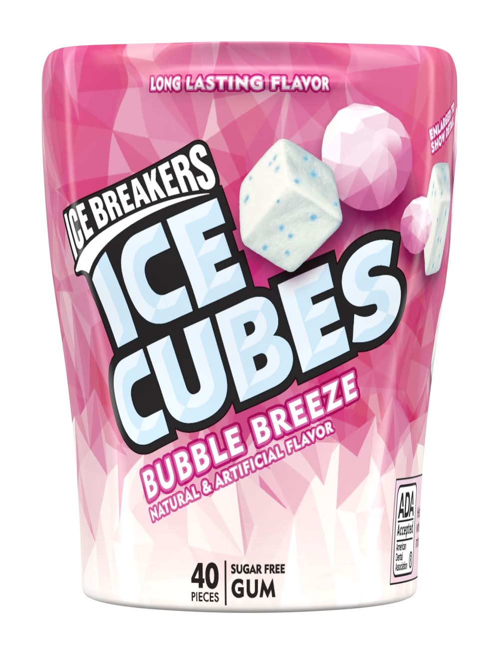 Ice Breakers® Ice Cubes Sugarfree Gum - Bubble Breeze 40 Pieces