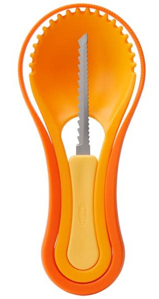 Chef'n Nesting Pumpkin Tool Set Orange