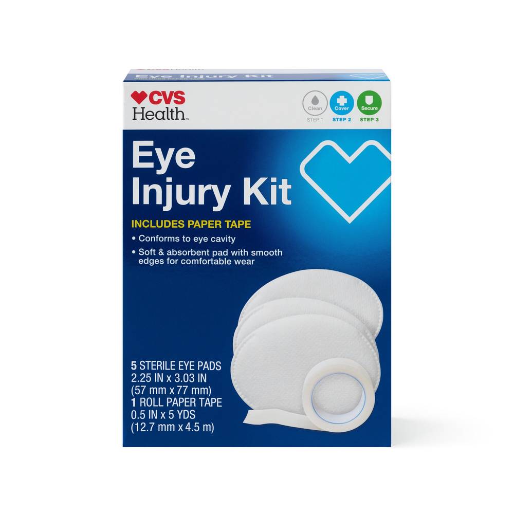 Cvs Health Eye Injury Kit (2.25 in x 3.03 in-0.5 in x 5 yds)