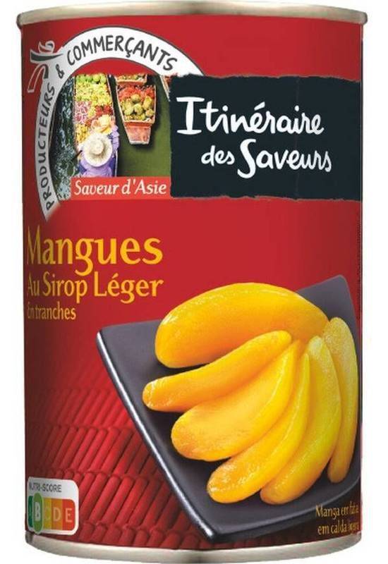 Mangues au sirop léger en tranches - itinéraire des saveurs - 425g