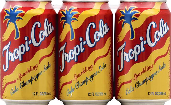 Tropi-Cola Cola Champagne Soda (6 x 12 fl oz)