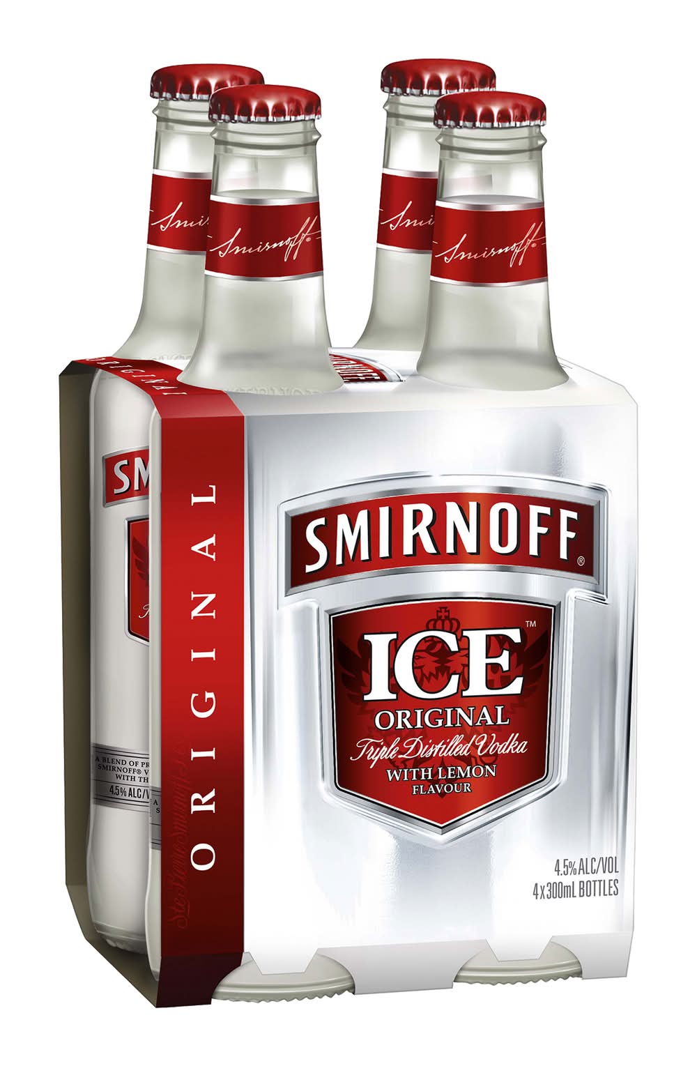 Smirnoff Ice Red Bottle 4x300ml
