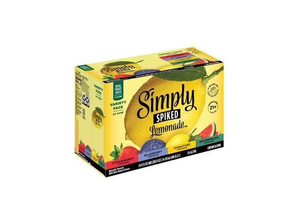 Simply Spiked Lemonade Variety pack (24x 12oz cans)