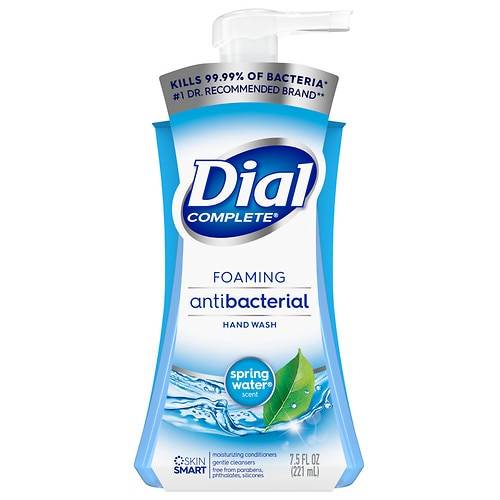Dial Complete Antibacterial Foaming Hand Wash Spring Water - 7.5 fl oz