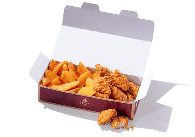 Spicy BBQ Bites and Wedges Box