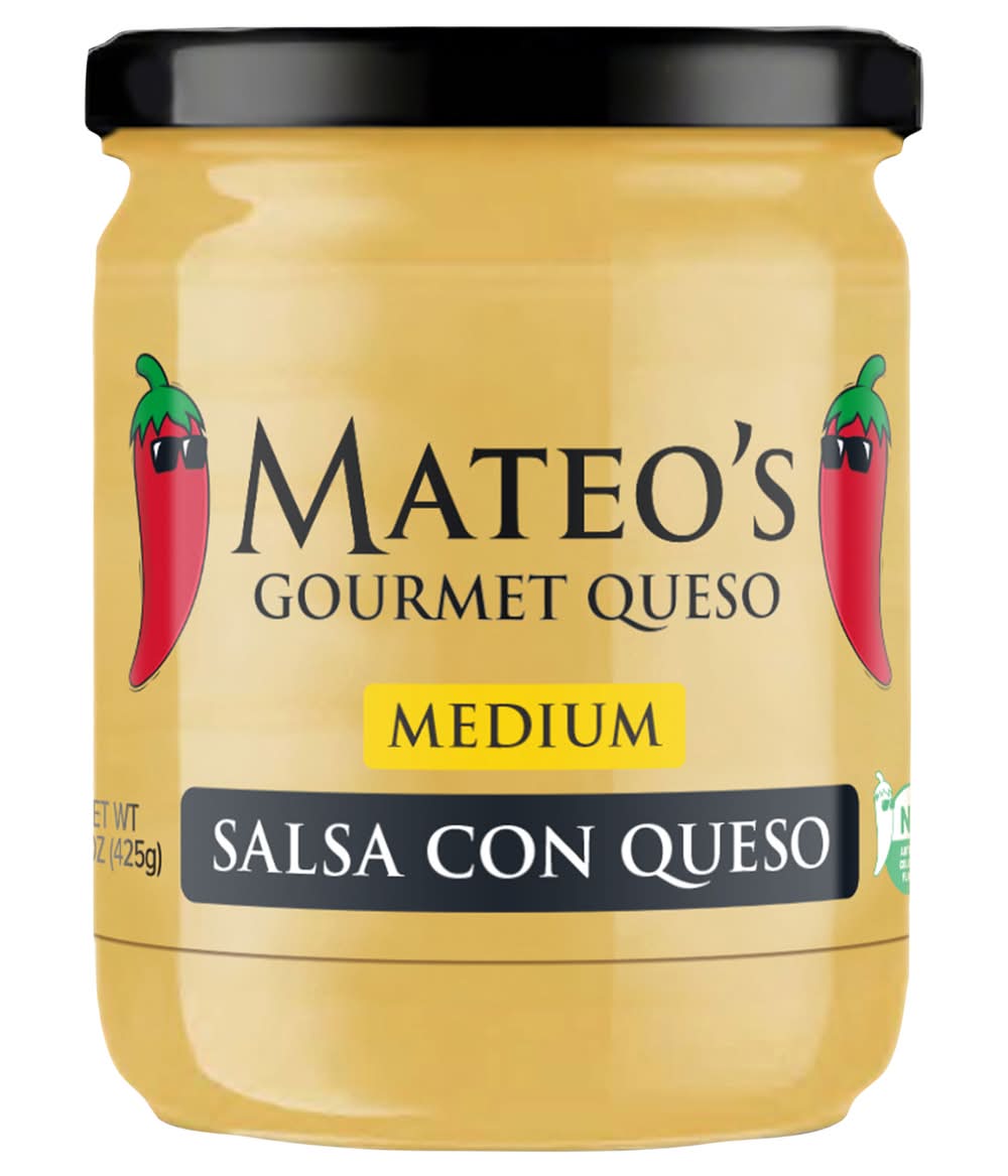 Mateo’s Medium Salsa Con Queso (15 oz)