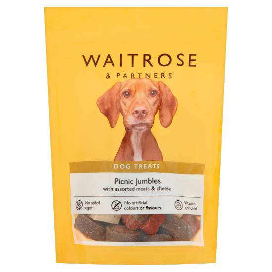 Waitrose Picnic Jumbles With Assorted Meats & Cheese Dog Treats