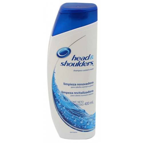 Head & shoulders shampoo limpieza renovadora (botella 375 ml)