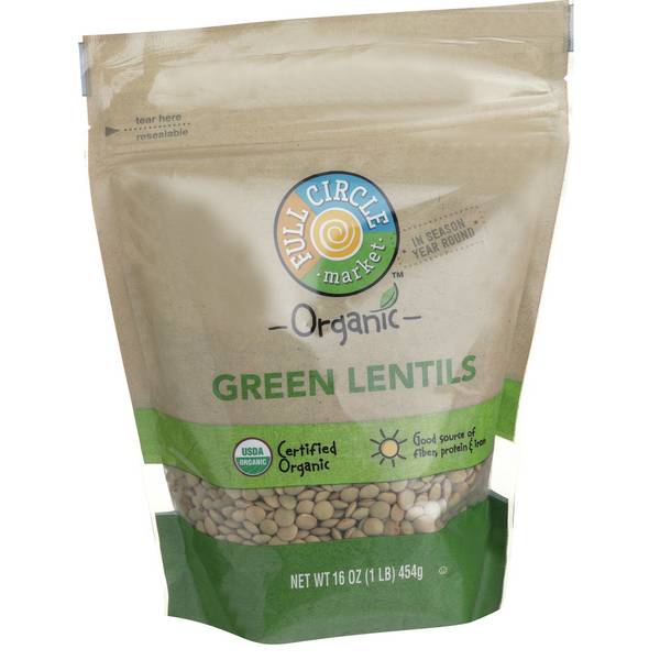 Full Circle Market Organic Green Lentils