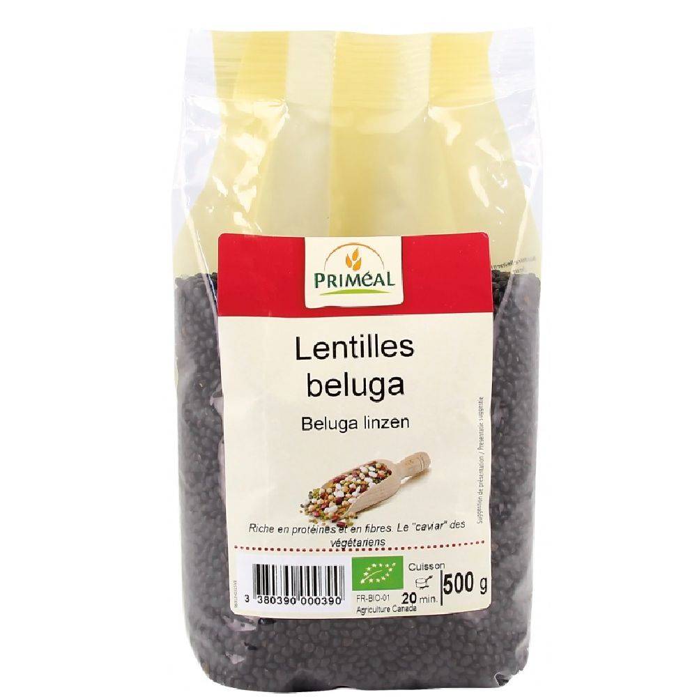 Lentille beluga 500g - PRIMEAL - BIO